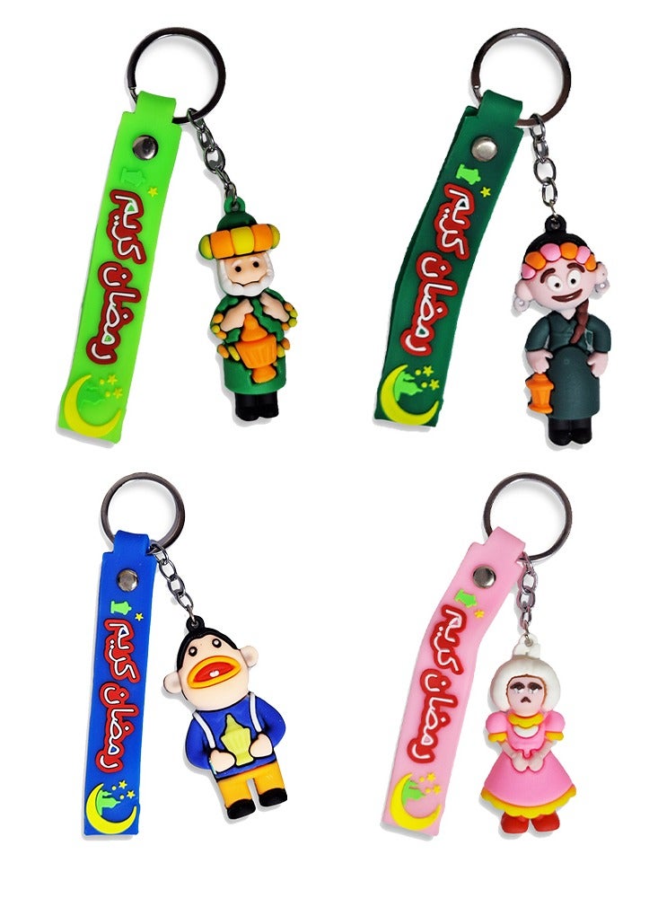 Ramadan medals, new Ramadan medal characters, toy for children, 4 pieces in different shapes , high silicon material - Image 1