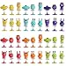 THE TWIDDLERS 36 Monster Spring Launchers Toys Jumping Popper Toy Pop Up Bouncy Spring Toys for Kids Pinata Goodie Bags Classroom Prizes Birthday Party Favor for Kids - Image 3