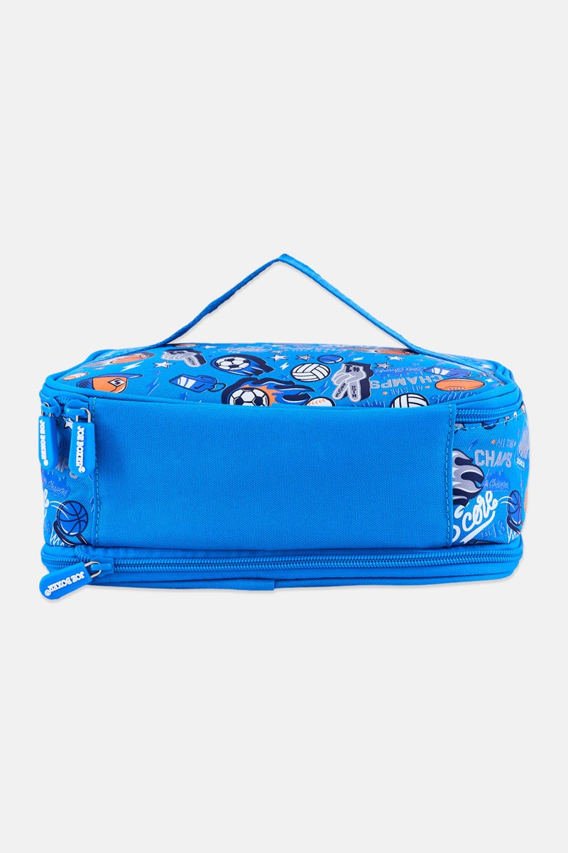 Joe Boxer Kids Boy Graphic Print Lunch Bag, Multicolor - Image 2