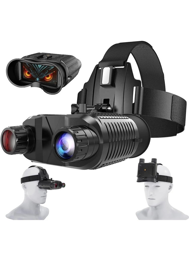 Head-Mounted Night Vision Device Binocular Digital 2.7 Inch Screen Outdoor Infrared Night Vision Telescope - NV8160 - Image 1