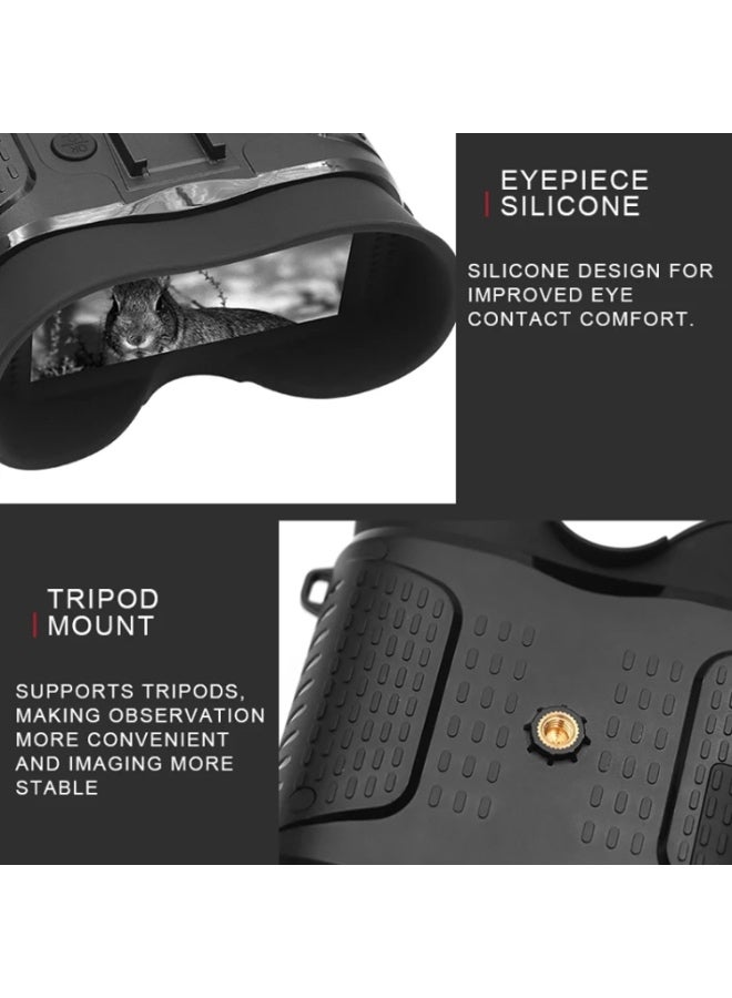 Head-Mounted Night Vision Device Binocular Digital 2.7 Inch Screen Outdoor Infrared Night Vision Telescope - NV8160 - Image 3