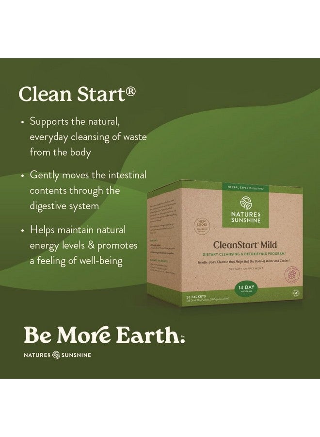 Nature's Sunshine CleanStart Mild, 56 Packets | Powerful Herbal Detox that Supports Natural, Everyday Cleansing of Waste from the Body - Image 2
