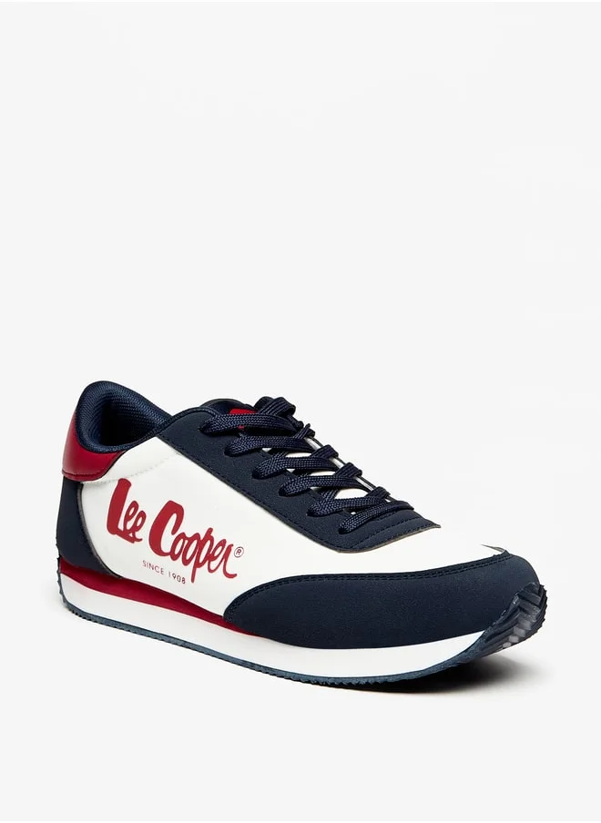 Lee Cooper Women Logo Print Lace-Up Sneakers