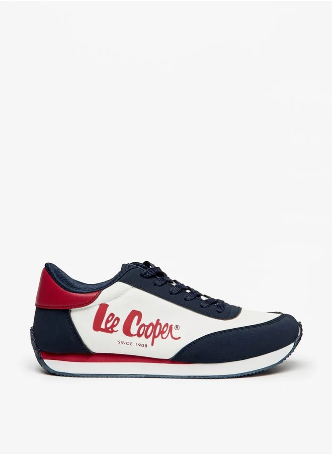 Lee Cooper Women Logo Print Lace-Up Sneakers