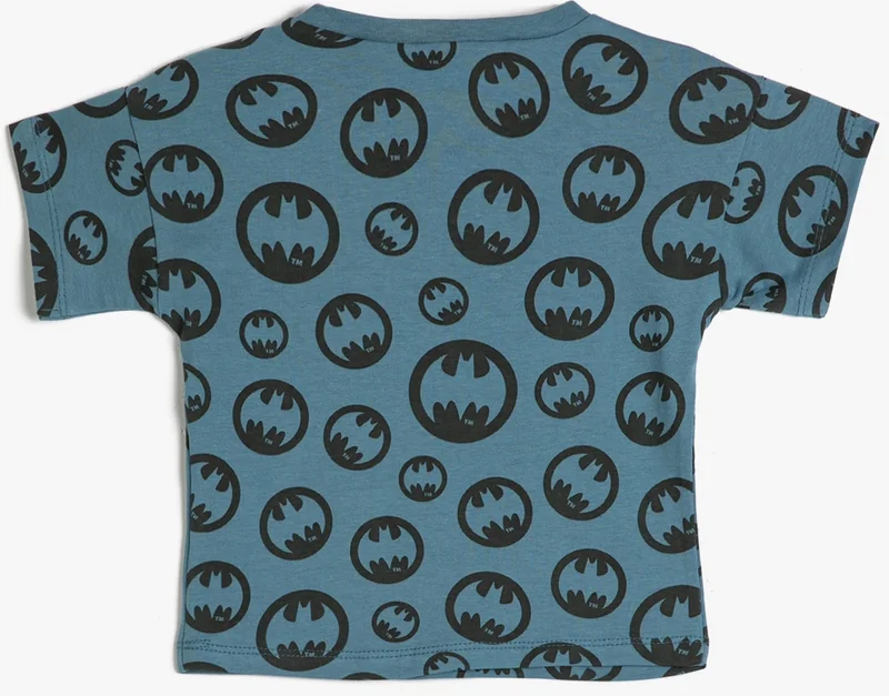 KOTON Batman T-Shirt Licensed Short Sleeve Crew Neck Cotton