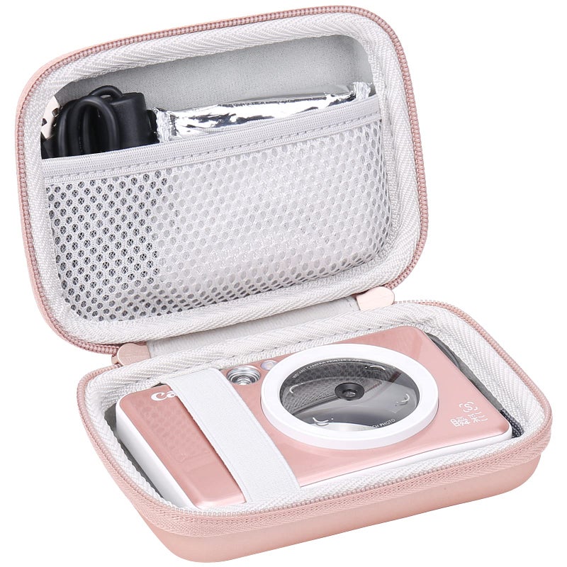 co2CREA Hard Case Replacement for Canon Ivy 2 Mobile Mini Ivy CLIQ CLIQ+ CLIQ 2 CLIQ+ 2 Instant Camera Printer Wireless Bluetooth Photo Printer, Rose Gold Case - Image 2