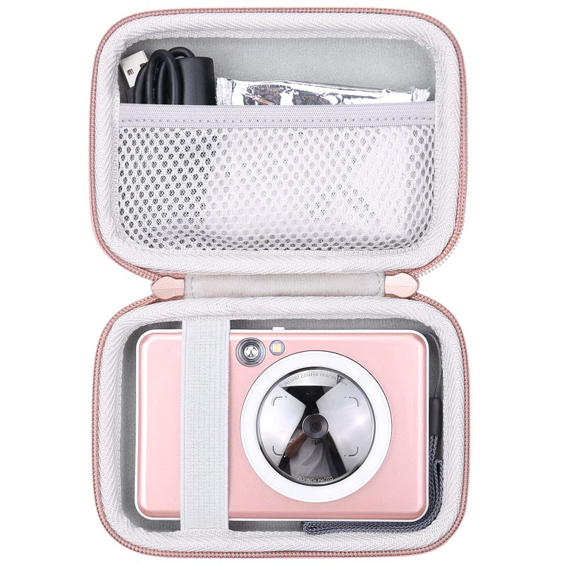 co2CREA Hard Case Replacement for Canon Ivy 2 Mobile Mini Ivy CLIQ CLIQ+ CLIQ 2 CLIQ+ 2 Instant Camera Printer Wireless Bluetooth Photo Printer, Rose Gold Case - Image 1