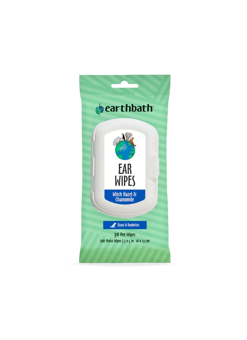 earthbath مناديل الأذن بخلاصة البندق الساحر والبابونج - Image 1