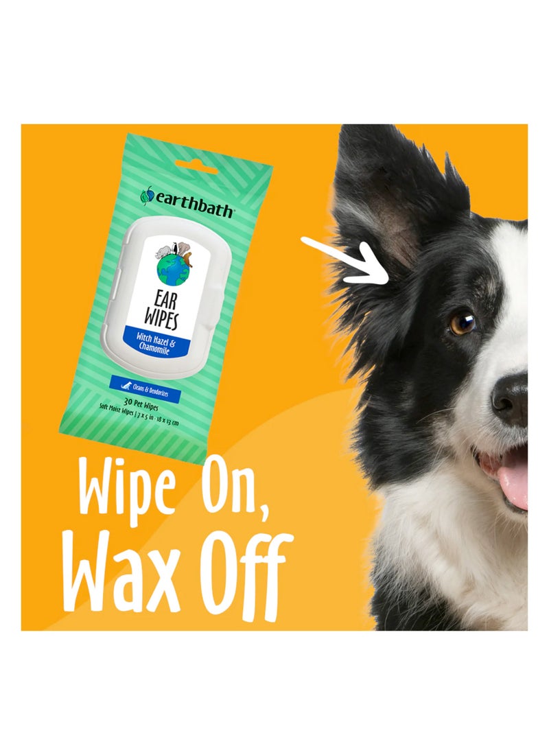 earthbath مناديل الأذن بخلاصة البندق الساحر والبابونج - Image 3