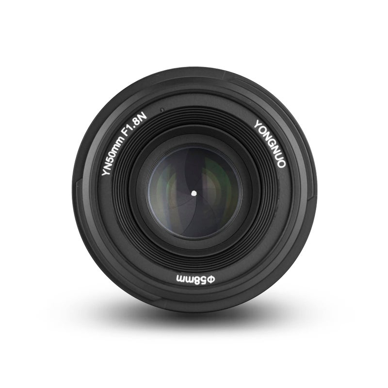 YONGNUO عدسة يونغنو YN50mm F1.8N القياسية، فتحة كبيرة، تركيز تلقائي يدوي AF MF لكاميرات نيكون DSLR - Image 5