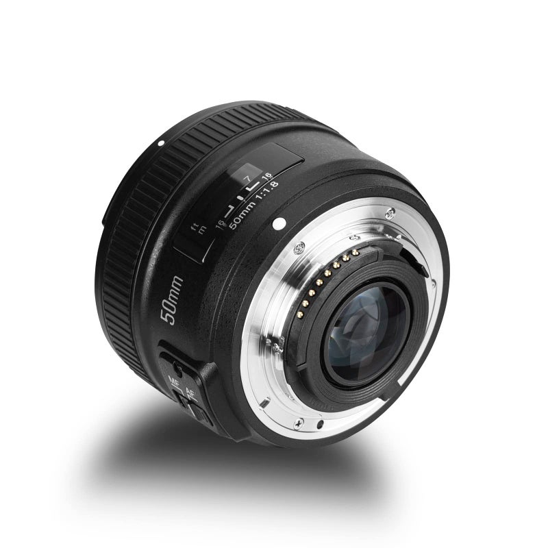 YONGNUO عدسة يونغنو YN50mm F1.8N القياسية، فتحة كبيرة، تركيز تلقائي يدوي AF MF لكاميرات نيكون DSLR - Image 4