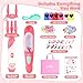 Dreamon 51 Pcs Hair Styling Tools  Hair Gem Stamper Kit and Automatic Hair Braider  Bling Hair Jewels for Girl with Reusable Shining Diamonds and Hair Chalk  Hair Salon Toys Christmas Birthday Gift - Image 4