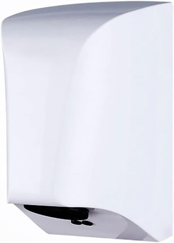 Electric Hand Dryer,750W Mini Automatic Induction Hand Dryers with Adjustable Hot and Cold Wall-Mounted High Speed Bathrooom Toilets (White) - Image 1