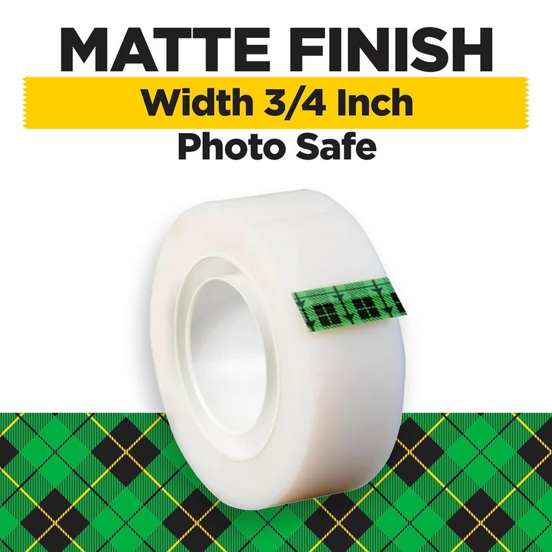 Scotch Magic Tape, 19 mm x 33 m - Invisible Adhesive Tape for Home, School, and Office - Image 2