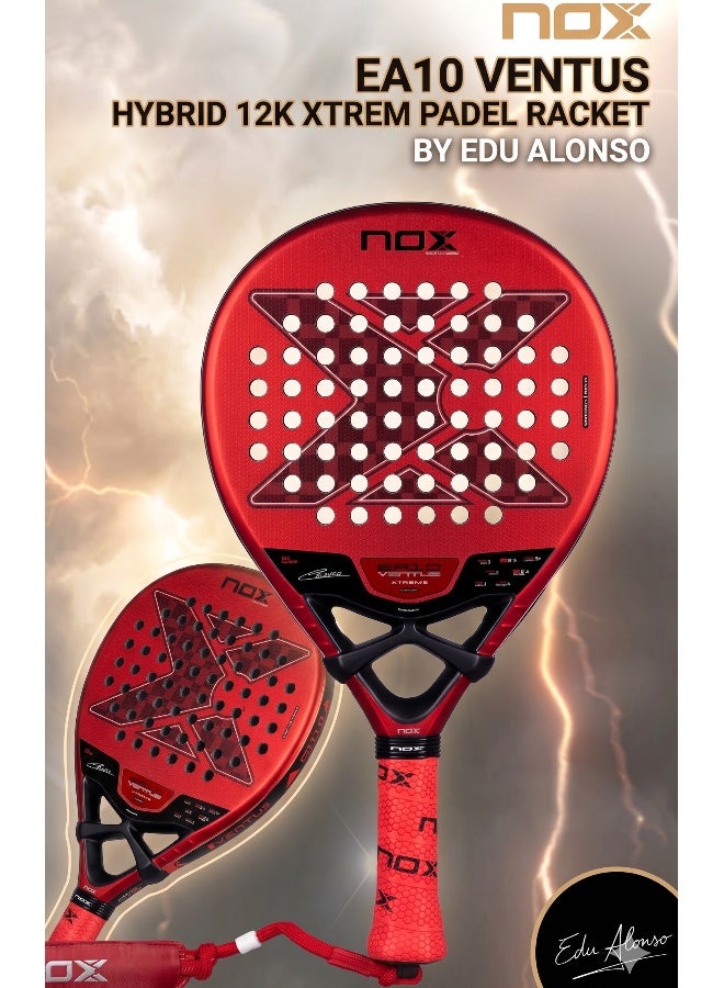NOX EA10 Ventus Hybrid 12K Xtrem Padel Racket by Edu Alonso – Teardrop Shape, Dynamic Power & Control, 12K Carbon Build - Image 1