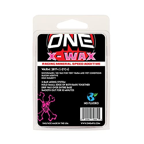 ONEBALL ONE Mfg X-Wax WARM-2-Part Mixer System- Snowboard Wax/Ski Wax- Proprietary Mineral Speed Additves Formula - Exteamly Fast! USA Factory-No Fluoro-114g - Image 3