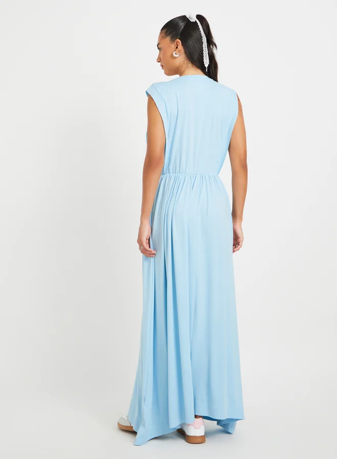 Take Two Button Front Maxi Dress