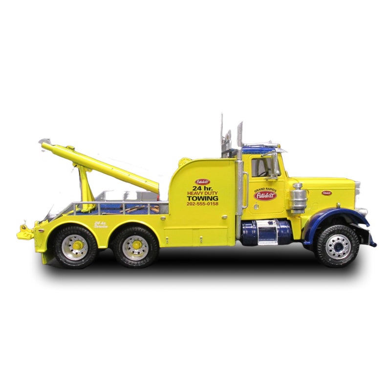 AMT Peterbilt 359 Wrecker Model Kit 125 Scale Buildable Tow Truck for Kids and Adults AMT1133 - Image 2
