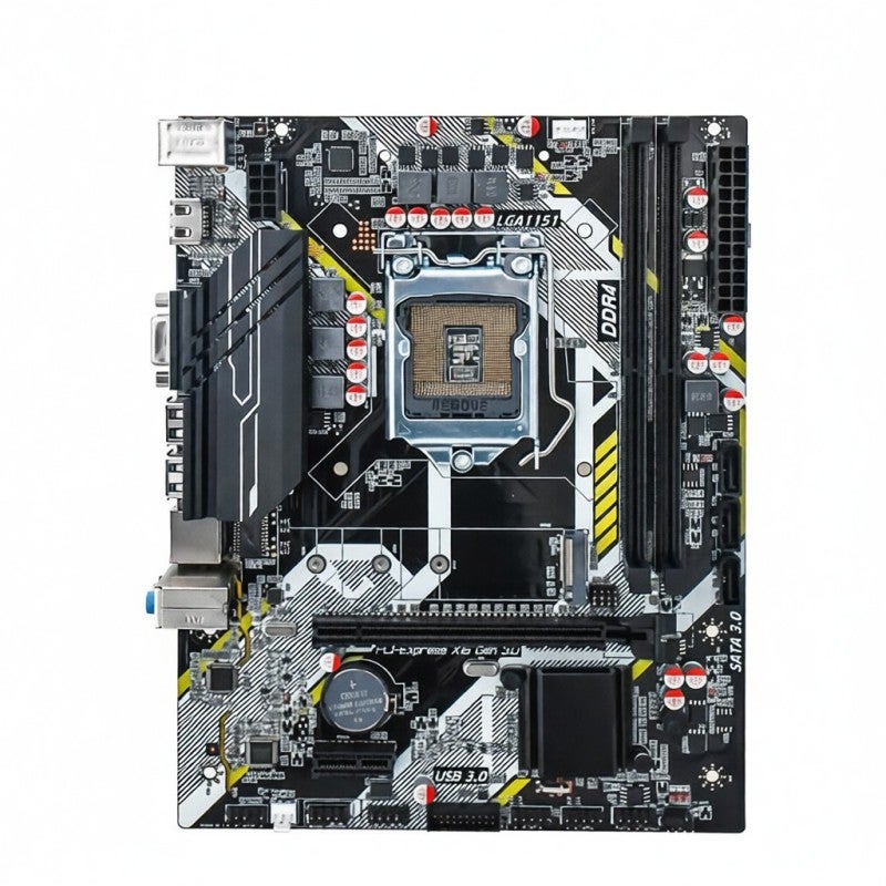 DDR4 B250A4 Computer Motherboard LGA1151 CPU Support 64G Dual Channel Dual M.2 Interface Realtek 1000Mbit USB3.0 SATA3.0 All-Solid Capacitors High-Speed Transmission High-Clear Visual Experience - Image 1
