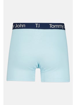 Tommy John Men 2 Pack 4 inseam Brand Logo Boxer Briefs, Multicolor  - Image 5