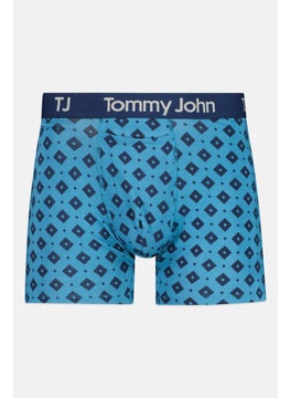 Tommy John Men 2 Pack 4 inseam Brand Logo Boxer Briefs, Multicolor  - Image 2
