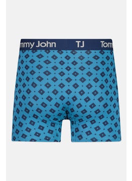 Tommy John Men 2 Pack 4 inseam Brand Logo Boxer Briefs, Multicolor  - Image 4