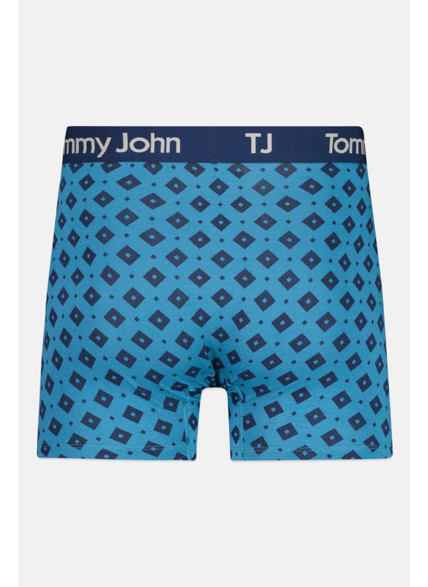 Tommy John - Men 2 Pack 4 inseam Brand Logo Boxer Briefs, Multicolor - Image 1
