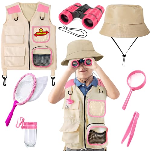 YOPINSAND Kids Explorer Kit Bug Catcher Kit Kids Camping Gear for Kids Outdoor Exploration Set with Vest Hat Ideal Outdoor Camping Adventure Toys for Ages 3 4 5 6 7 8 Boys Girls - Image 1