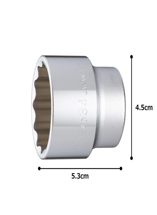 TONE Socket 12-Point 4D-34 1/2" Inch Drive 34mm - Image 5