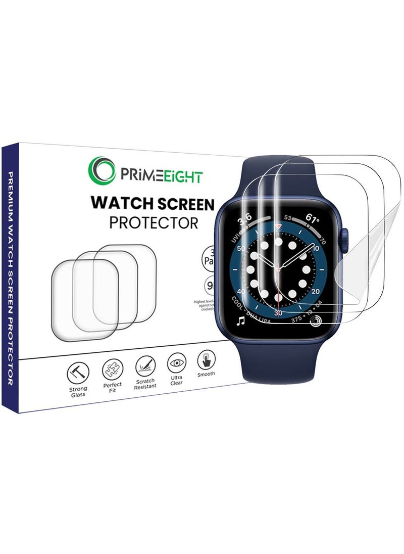PRIMEEIGHT - PRIMEEIGHT [3 PCS] Apple Watch Series 3/2/1 Screen Protector 38 mm Ultra Thin Flexible TPU Clear Film Bubble-Free Scratch-resistant. - Image 1