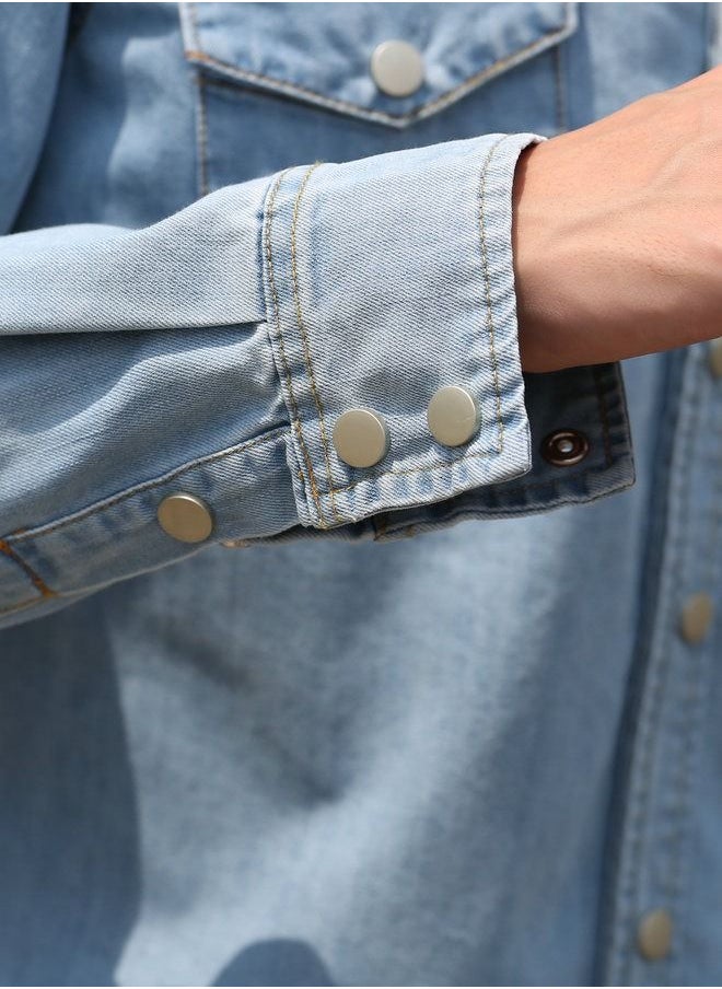 Nomadic Noble - 2022 New Embroidered Denim Jacket - Image 1