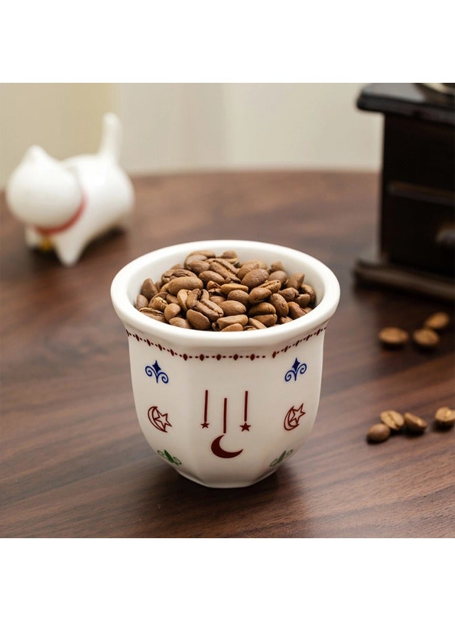 ShebSheb Star Moon Ceramic Coffee Mug,Arabic Coffee Cup  - Image 3