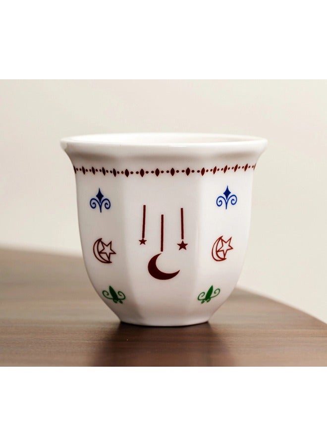 ShebSheb Star Moon Ceramic Coffee Mug,Arabic Coffee Cup  - Image 5