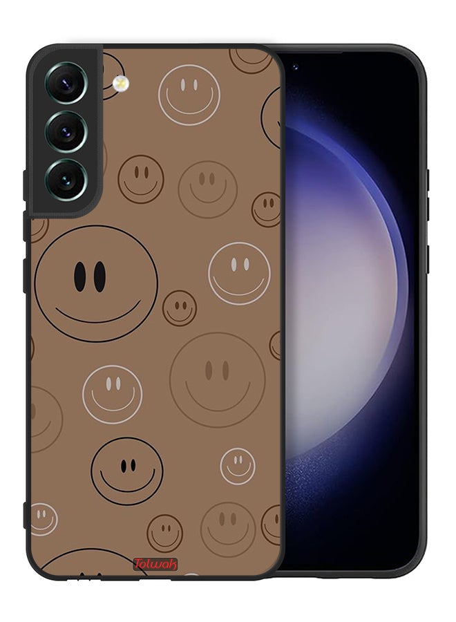 Tolwak Samsung Galaxy S22 5G Protective Case Cover Smiley Faces Pattern - Image 2