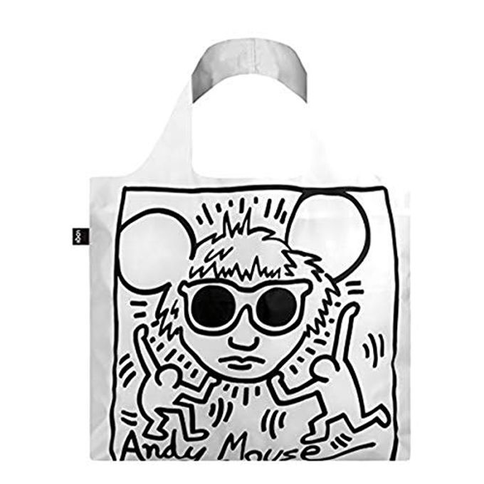 LOQI Travel Tote, Keith Haring's Andy Mouse