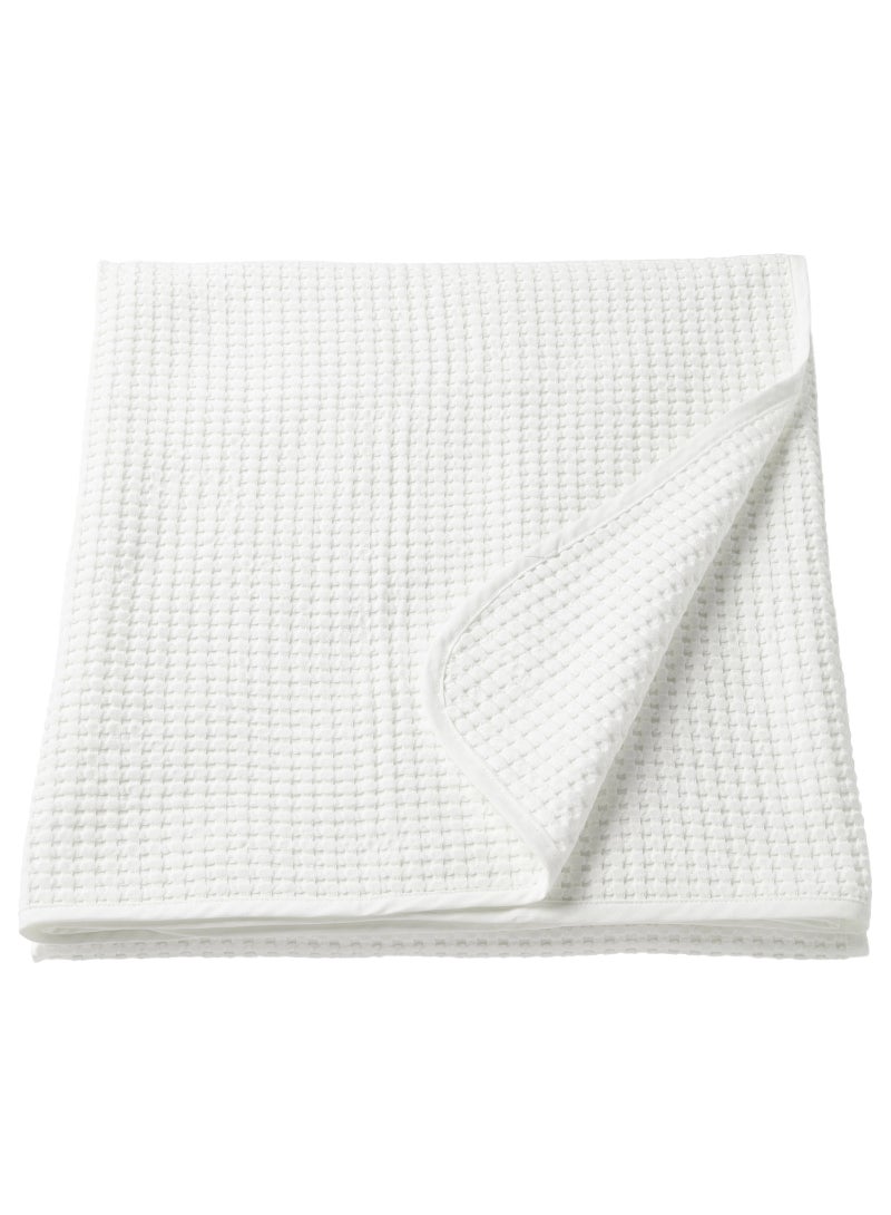 IKEA FRAKTA Bedspread - white - 150x250 cm - Image 1
