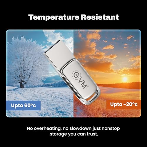 EVM Nano Plus 128GB Type-C OTG Pendrive | USB 3.2 Gen 1 | Rapid 120MB/s Read | Ultra-Compact Shock-Resistant Metal Nano Body | Smartphones Laptops iPads | 10 Years Warranty (EEPOT/128GB) - Image 5