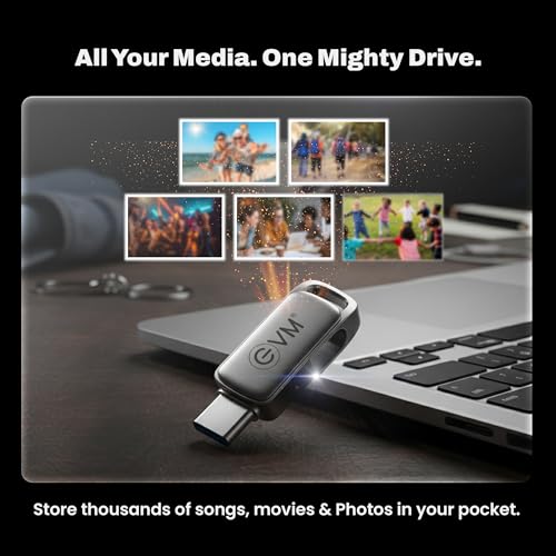 EVM Nano Plus 128GB Type-C OTG Pendrive | USB 3.2 Gen 1 | Rapid 120MB/s Read | Ultra-Compact Shock-Resistant Metal Nano Body | Smartphones Laptops iPads | 10 Years Warranty (EEPOT/128GB) - Image 3