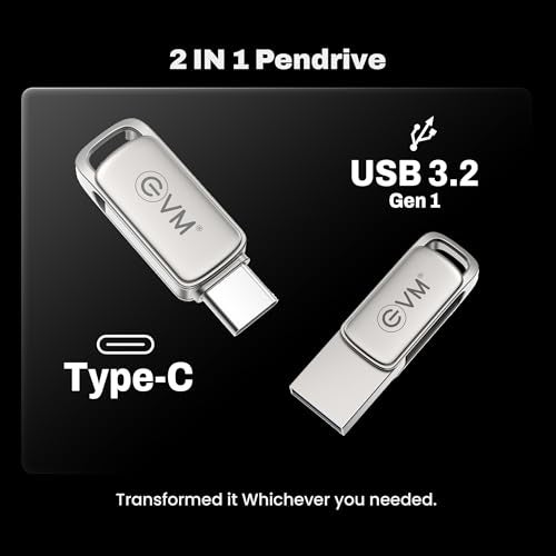 EVM Nano Plus 128GB Type-C OTG Pendrive | USB 3.2 Gen 1 | Rapid 120MB/s Read | Ultra-Compact Shock-Resistant Metal Nano Body | Smartphones Laptops iPads | 10 Years Warranty (EEPOT/128GB) - Image 4
