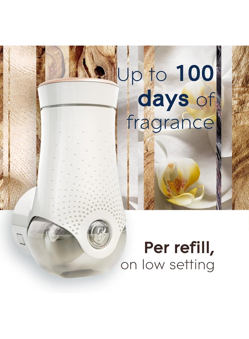 Glade Sheer Vanilla Embrace Electric Scented Oil Plug-In Holder And Refill Air Freshener With Essential Oils 20 ML - Image 3
