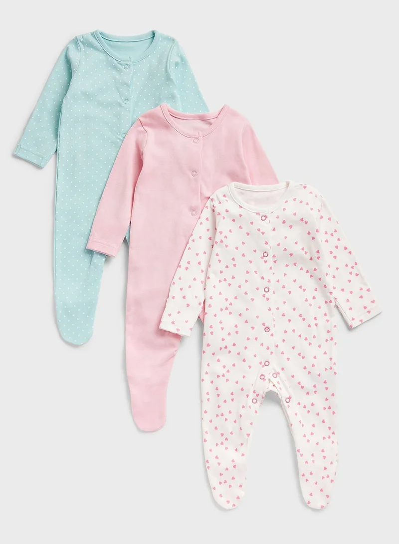 mothercare Sleepsuits - 3 Pack