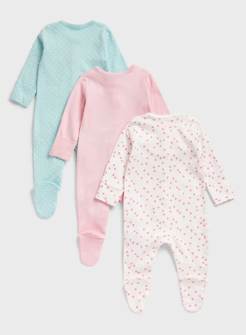 mothercare Sleepsuits - 3 Pack