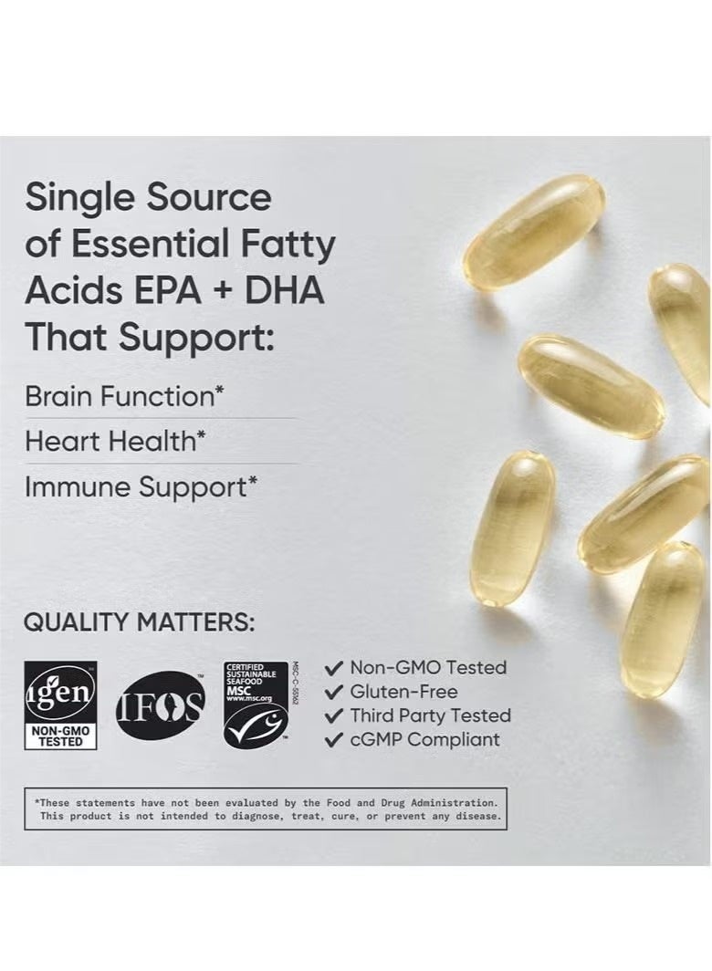 أوميغا صيانة وظيفة القلب والدماغ الطبيعية زيت السمك النقي 1250 mg - Image 4