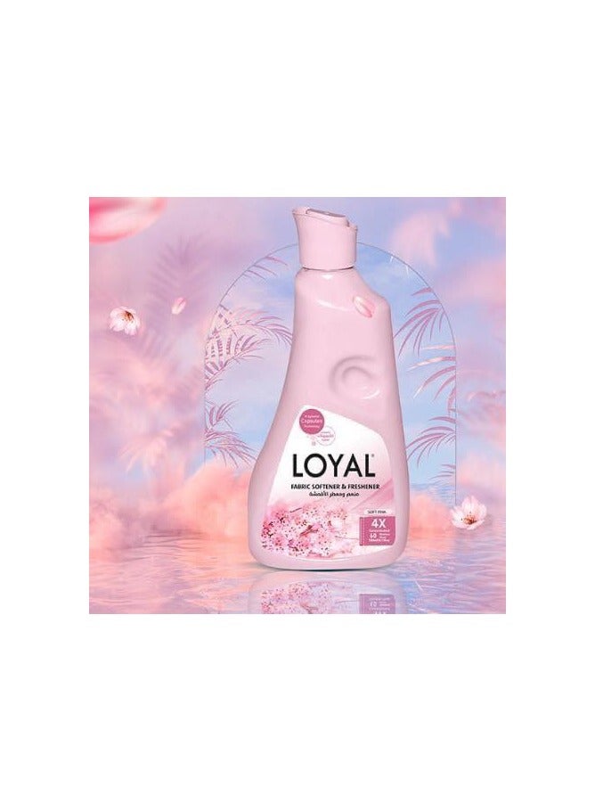 loyal Fabric Softener & Freshener Concentrated, Soft Pink, 30 Washes 750ml - Image 4