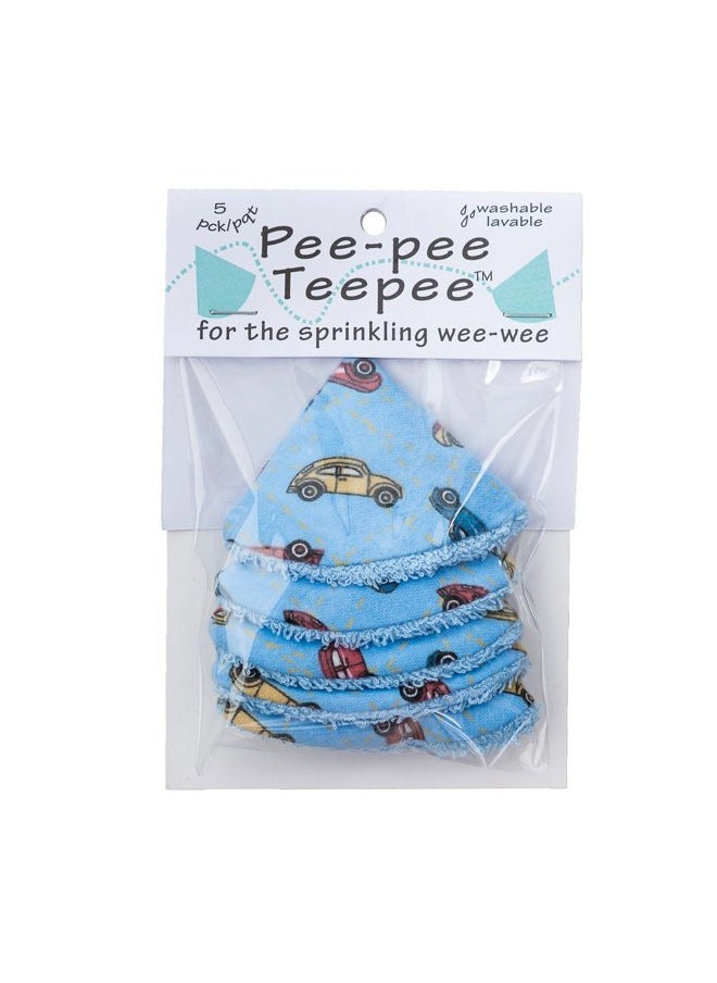 Beba Bean Pee-Pee Teepee Cellophane Bag Blue Cars  - Image 2