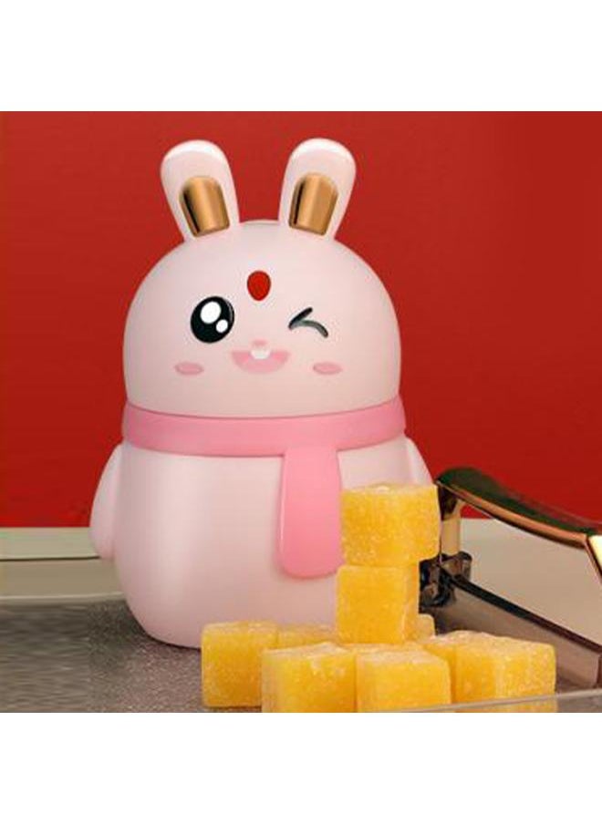 Thoraya Cute Toothpick Holder Dispenser Portable Plastic Funny Decorative Toothpick Container Storage Box for Kitchen Restaurant Party Car Pop Up Pink Rabbit  - Image 5
