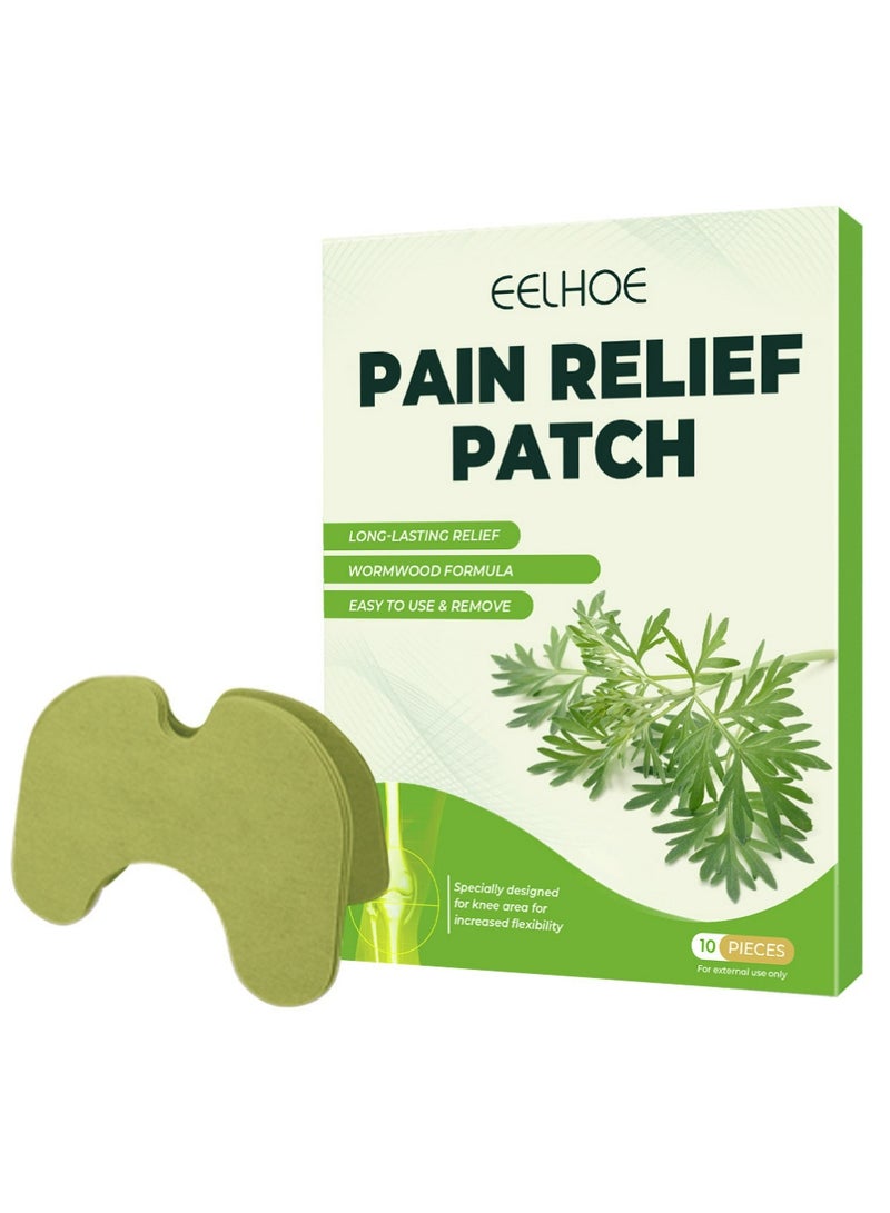 EELHOE Original Herbal Knee Patch - Plaster for Knee Support & Muscle Pain - Maximum Strength for a Temporary Relief - Adhesive Heat Patches Made with Natural Herbs(10 Pads) - Image 5