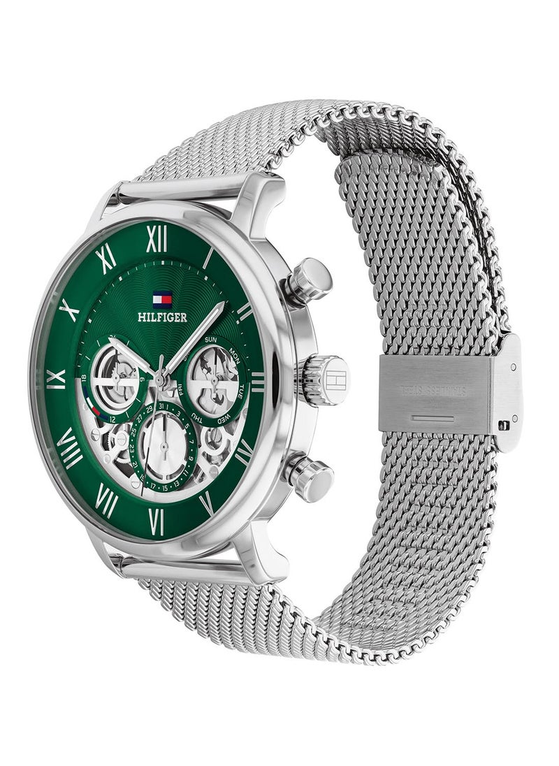 TOMMY HILFIGER - Men's Analog Round Shape Stainless Steel Wrist Watch 1710567 - 44 Mm - Image 1
