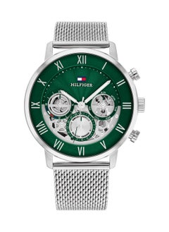 TOMMY HILFIGER ساعة يد رجالية بعقارب دائرية الشكل من الستانلس ستيل 1710567 - 44 ملم  - Image 2