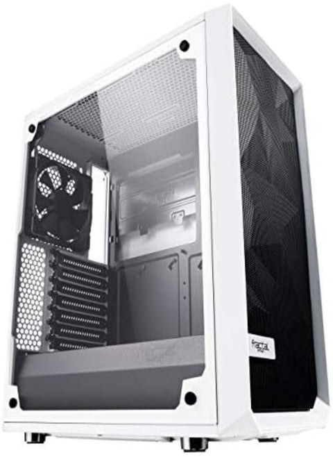 Meshify C White Tempered Glass Light TG